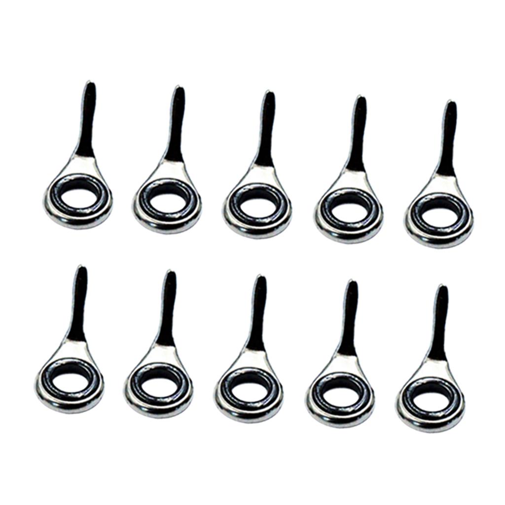 Fishing Rod Tip Replacement - Набор из 10 телескопических направляющих колец